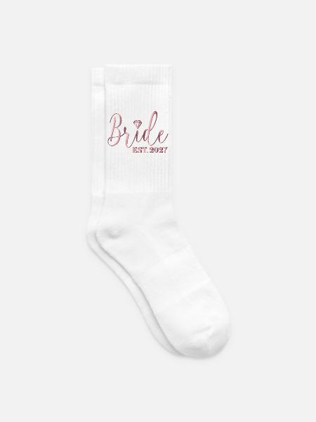 Hochzeitsbraut 2027 - Tennissocken - Weiß