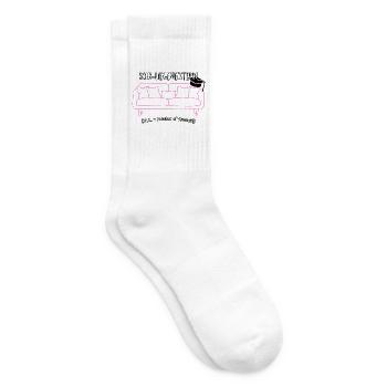 Sofa-Liegemeisterin - Tennissocken - Weiß - Rechts