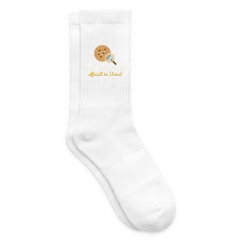 Keks-Inspektor – lustiges Weihnachtsshirt Kinder - Tennissocken - Weiß - Rechts