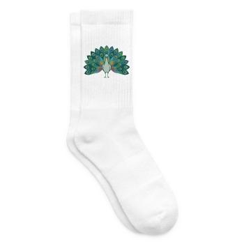 Pfau - Tennissocken - Weiß - Rechts