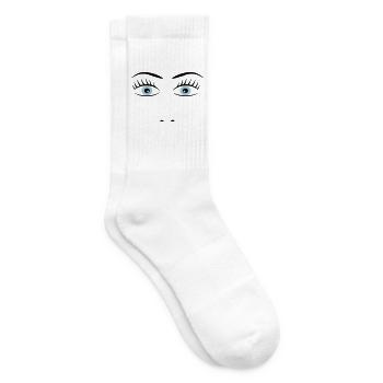 2541614 15417884 eye - Tennis socks - white - Right