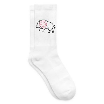 sanglier - Chaussettes de tennis - blanc - Droite