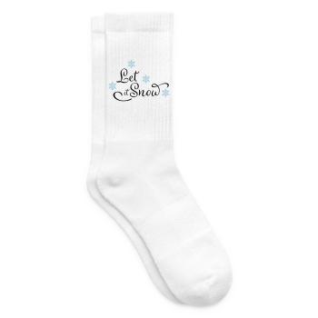 Cadeaux drôles pour Noël - Chaussettes de tennis - blanc - Droite