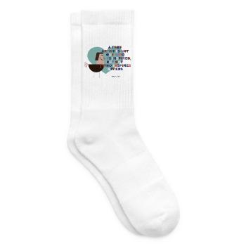 Famous Artist - Tennis socks - white - Right