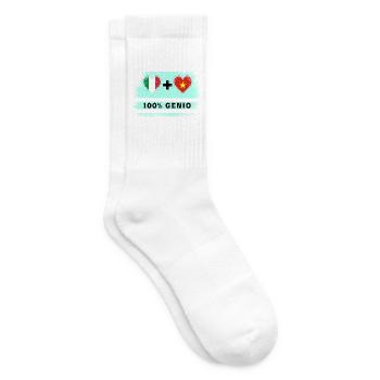Italie et Vietnam 100% drapeau de génie - Chaussettes de tennis - blanc - Droite