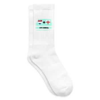 Angleterre et Pays-Bas 100% Genius flag - Chaussettes de tennis - blanc - Droite