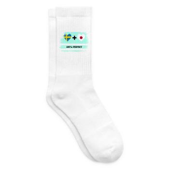 Japan and Sweden 100% perfect / gift - Tennis socks - white - Right