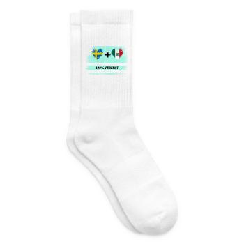 Mexico and Sweden 100% perfect / gift - Tennis socks - white - Right
