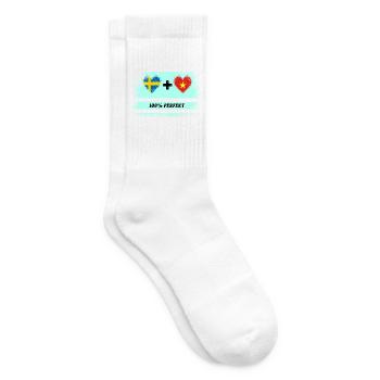 Vietnam und Schweden 100% perfekt / Geschenk - Tennissocken - Weiß - Rechts