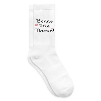 BONNE FÊTE MAMIE MAMAN - Chaussettes de tennis - blanc - Droite