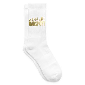 Evolution Radsport - Tennissocken - Weiß - Rechts