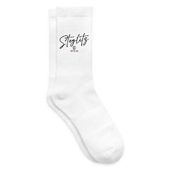 Steglitz - Berlin Flagge - Berliner Bär - Tennissocken - Weiß - Rechts