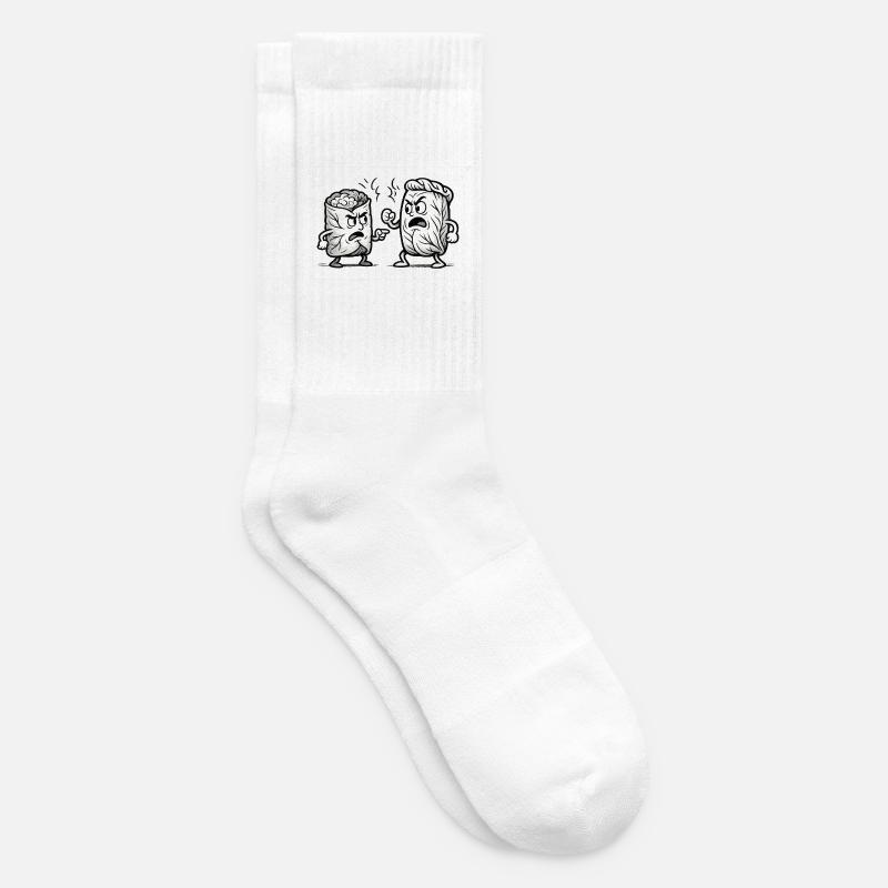 Arguing Dolma vs Golubzi - Tennis socks - white