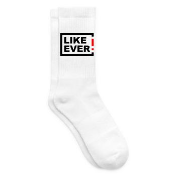 LIKE EVER! - Tennis socks - white - Right