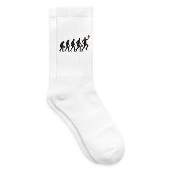 Évolution du joueur de basket - Chaussettes de tennis - blanc - Droite