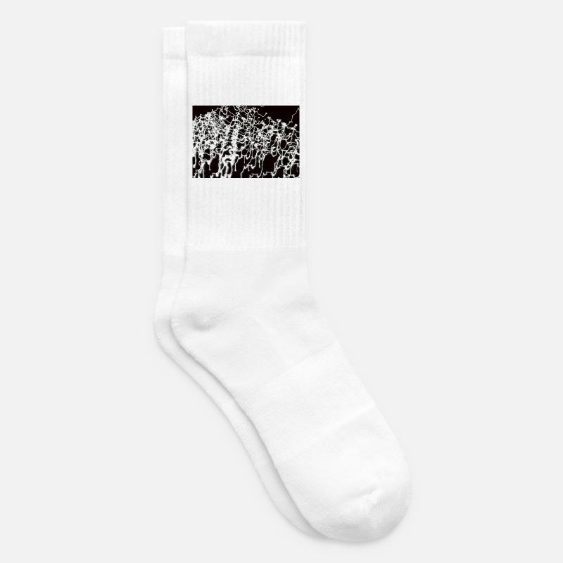 Lichtspiele 7 - Tennis socks - white