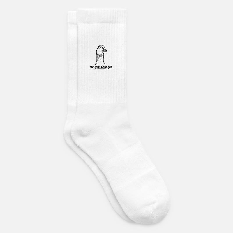 Goose - Tennis socks - white