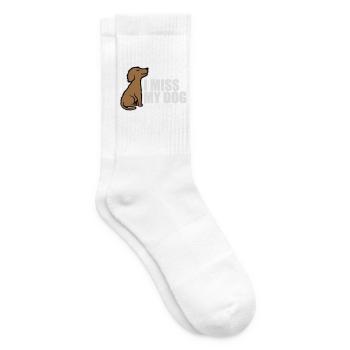 Mon chien Dog Amamant Dog Love Logo de blague - Chaussettes de tennis - blanc - Droite