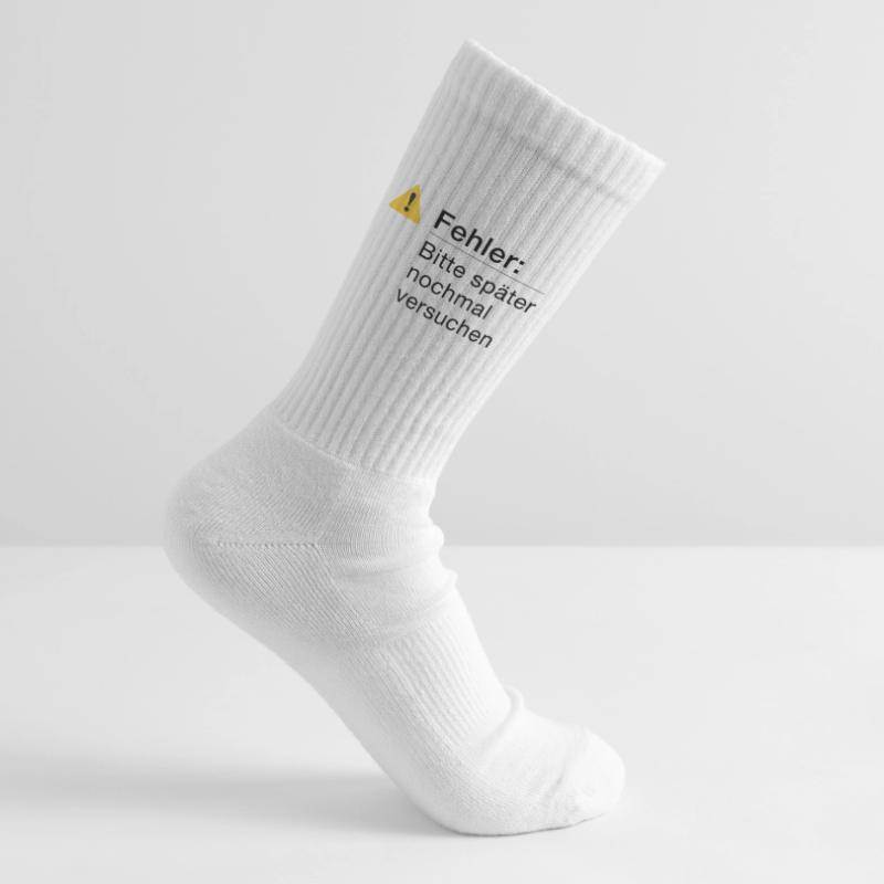 Fehler: Bitte noch einmal versuchen, Informatik Tennissocken