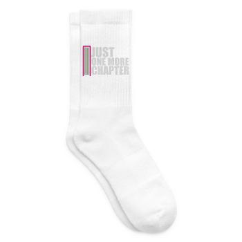 Encore un chapitre Lecture drôle de rat de bibliothèque Cool - Chaussettes de tennis - blanc - Droite