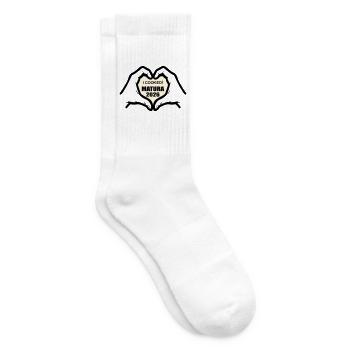 Fin d’études secondaires en cuisine en 2026 - Chaussettes de tennis - blanc - Droite