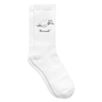 Meerweh! - Tennissocken - Weiß - Rechts