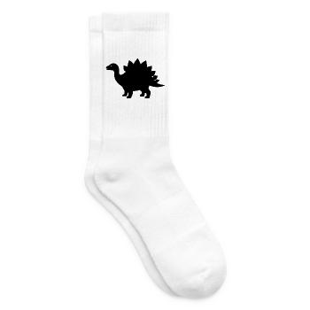 Stegosaurus - Tennis socks - white - Right