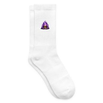 Kosmischer Kristall-Orb - Tennissocken - Weiß - Rechts