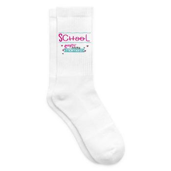 Schule - Tennissocken - Weiß - Rechts