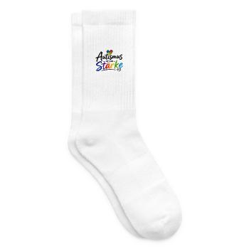 Autismus ist eine Stärke  - Tennissocken - Weiß - Rechts