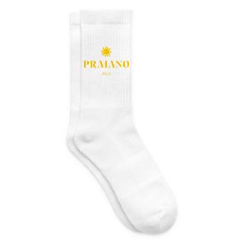 Praiano-Sonne - Tennissocken - Weiß - Rechts