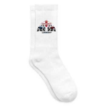 Doppel Traktor ZT 300 303 Fortschritt LPG IFA DDR  - Tennissocken - Weiß - Rechts