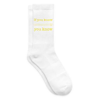 Trading Spruch Trader Geschenk Chart Aktien - Tennissocken - Weiß - Rechts