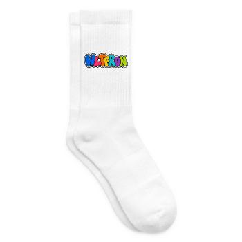Weltfrieden  - Tennissocken - Weiß - Rechts