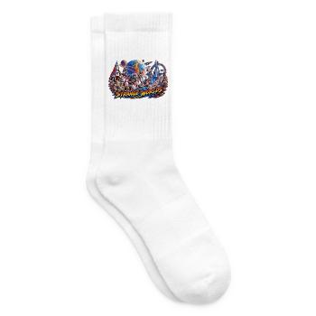 Fremde Welten 2 - Tennissocken - Weiß - Rechts
