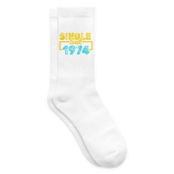 seit 1974 - Tennissocken - Weiß - Rechts