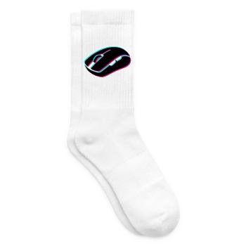 Gaming Maus Glitch Grafik - Tennissocken - Weiß - Rechts
