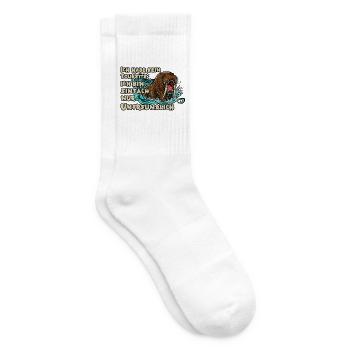 Tourette: Unfreundliches Walross - Tennissocken - Weiß - Rechts