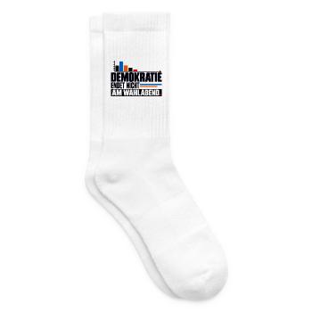 Demokratie nach der Wahl - Tennissocken - Weiß - Rechts