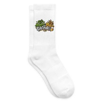 Hopfen und Malz Spruch Typo - Tennissocken - Weiß - Rechts