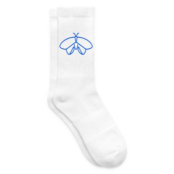 Neonfalter - Tennissocken - Weiß - Rechts