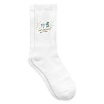 Kook Original Groovy Spiral Retro 70s - Tennissocken - Weiß - Rechts
