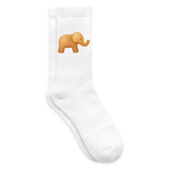 Elefantenkeks - Tennissocken - Weiß - Rechts