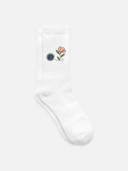 Psychische Gesundheit – vom Chaos zur Wiedergeburt - Tennissocken - Weiß