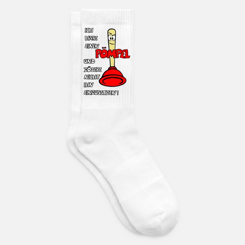 Pömpel - Tennissocken - Weiß