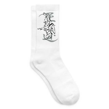 Projection martiale - Chaussettes de tennis - blanc - Droite