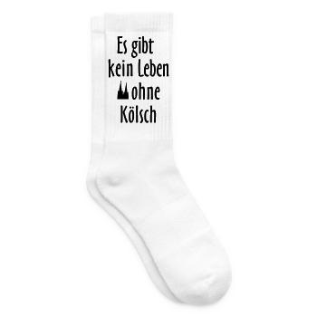 In Köln gibt es kein Leben ohne Kölsch - Tennissocken - Weiß - Rechts