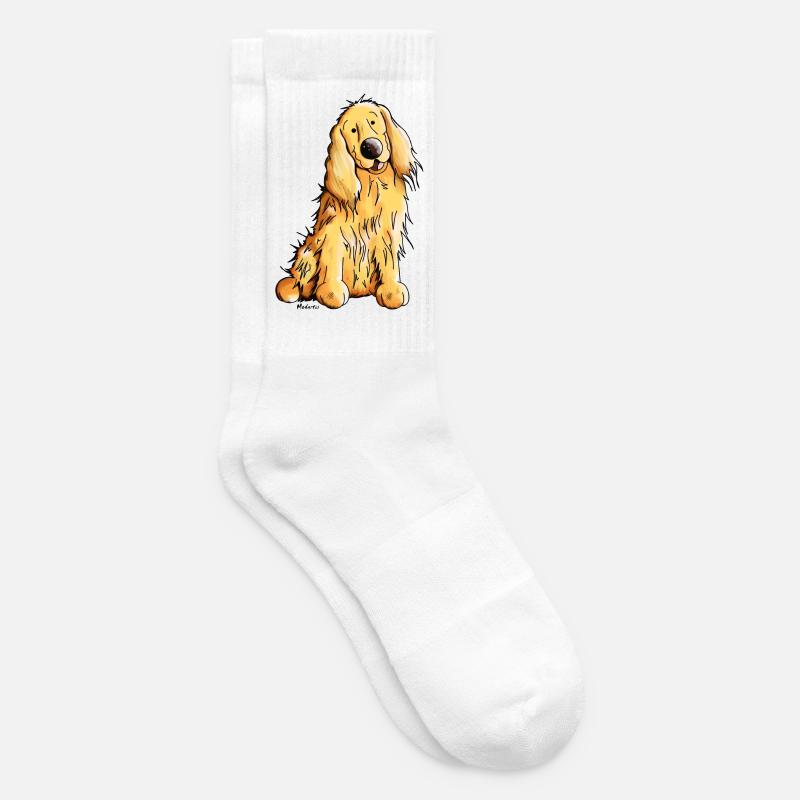 Happy Cocker Spaniel - Tennissocken - Weiß