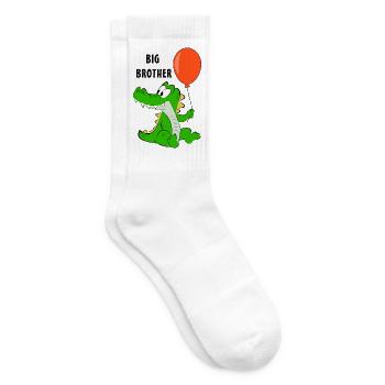 Großer Bruder Niedliches Tier - Tennissocken - Weiß - Rechts