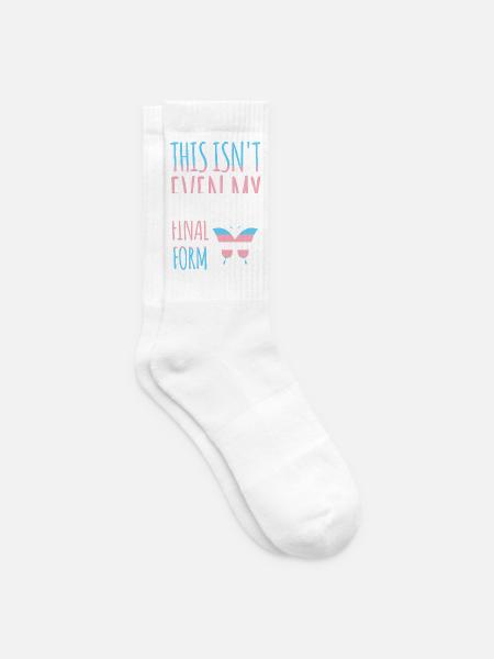 LGBT Pride Month - Transgender - Tennissocken - Weiß